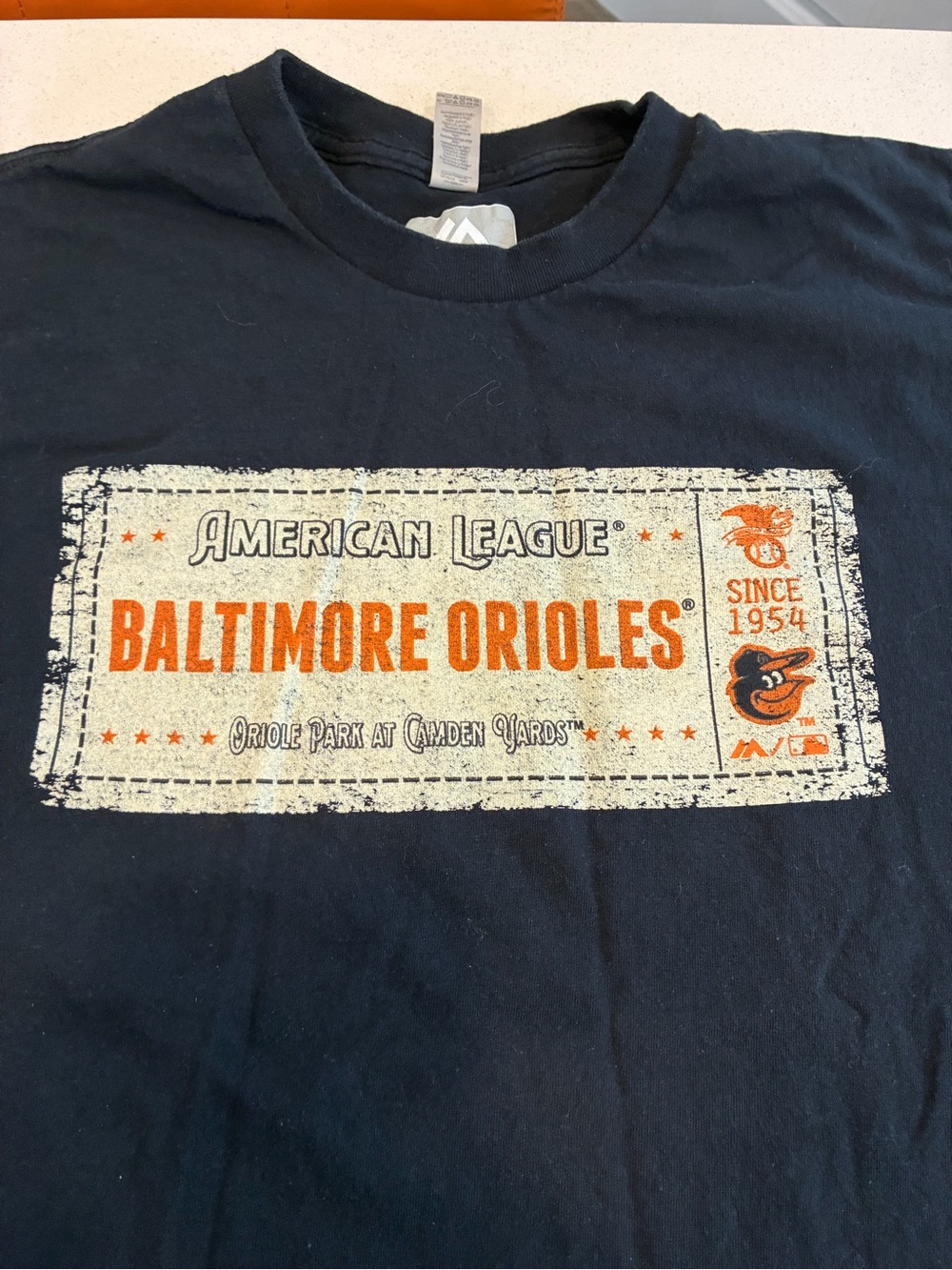 Majestic Baltimore Orioles T-Shirt Size 2XL